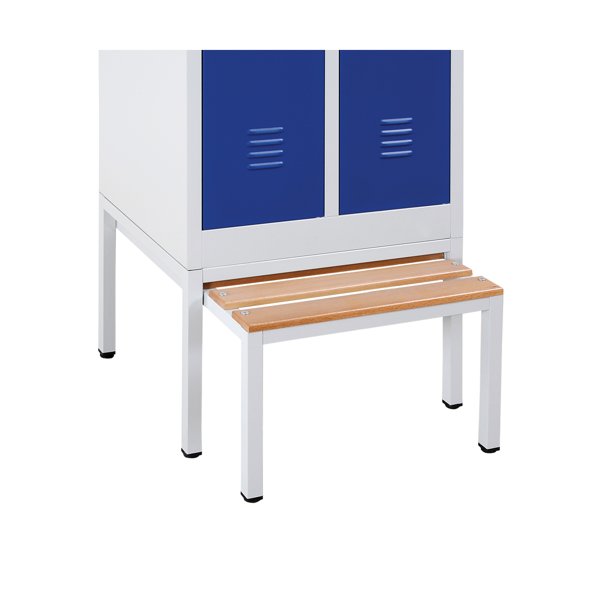 Untergestell mit Sitzbankauszug, Sitzauflagen buche, 400 x 3