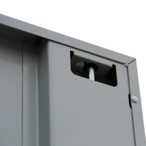 Mehrzweckschrank mit Flügeltüren, H 1800 x B 800 x T 383 mm, lichtgrau - KONFIGURIERBAR