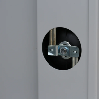 Mehrzweckschrank mit Flügeltüren, H 1950 x B 925 x T 422 mm, lichtgrau - KONFIGURIERBAR