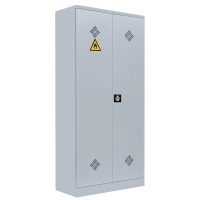 Umweltschrank, 2 Türen, 4 Wannenböden, H 1950 x B 916 x T 422 mm, lichtgrau - KONFIGURIERBAR