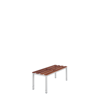 Sitzbank, 400 x 1000 x 400 mm, lichtgrau/buche - KONFIGURIERBAR