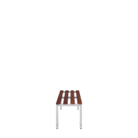 Sitzbank, 400 x 1000 x 400 mm, lichtgrau/buche - KONFIGURIERBAR