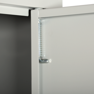 ClassiX Gerätespind, 2 Abteile à 30 cm, 1800 x 590 x 500 mm, lichtgrau - KONFIGURIERBAR