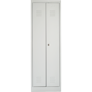 ClassiX Gerätespind, 2 Abteile à 30 cm, 1800 x 590 x 500 mm, lichtgrau - KONFIGURIERBAR