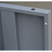 ClassiX Schließfachschrank, 1 Abteil à 3 Fächer, H 1800 x B 310 x T 500 mm, lichtgrau - KONFIGURIERBAR