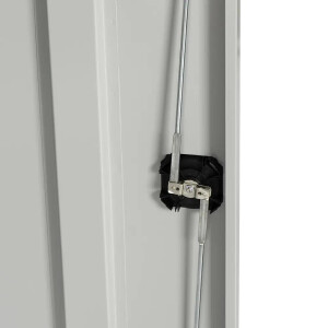 ClassiX Flügeltürenschrank, 1200 x 920 x 420 mm, lichtgrau - KONFIGURIERBAR