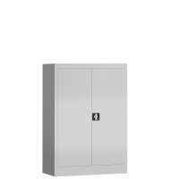 ClassiX Flügeltürenschrank, 1200 x 920 x 420 mm, lichtgrau - KONFIGURIERBAR