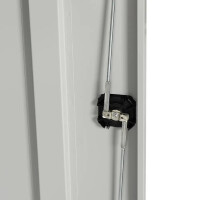 ClassiX Flügeltürenschrank, 1200 x 920 x 420 mm, lichtgrau - KONFIGURIERBAR
